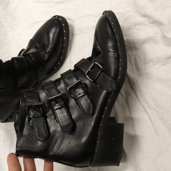 A New Day• black moto boots - Picture 2 of 9